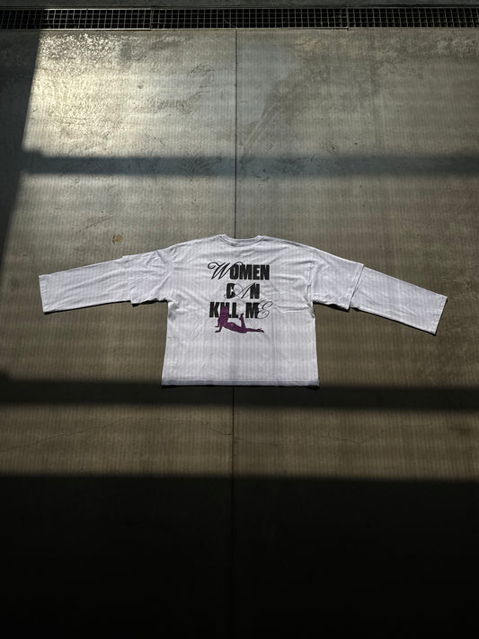 Longsleeve - "Woman Can K**l Me"
