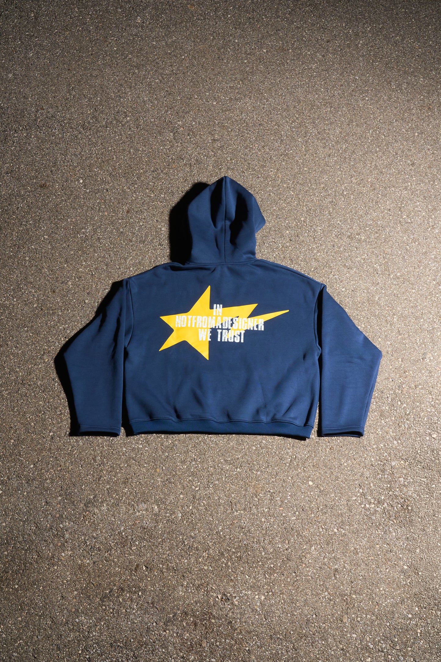 STAR HOODIE - BLU NAVY