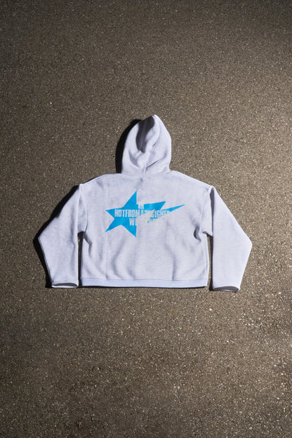 STAR HOODIE - GREY